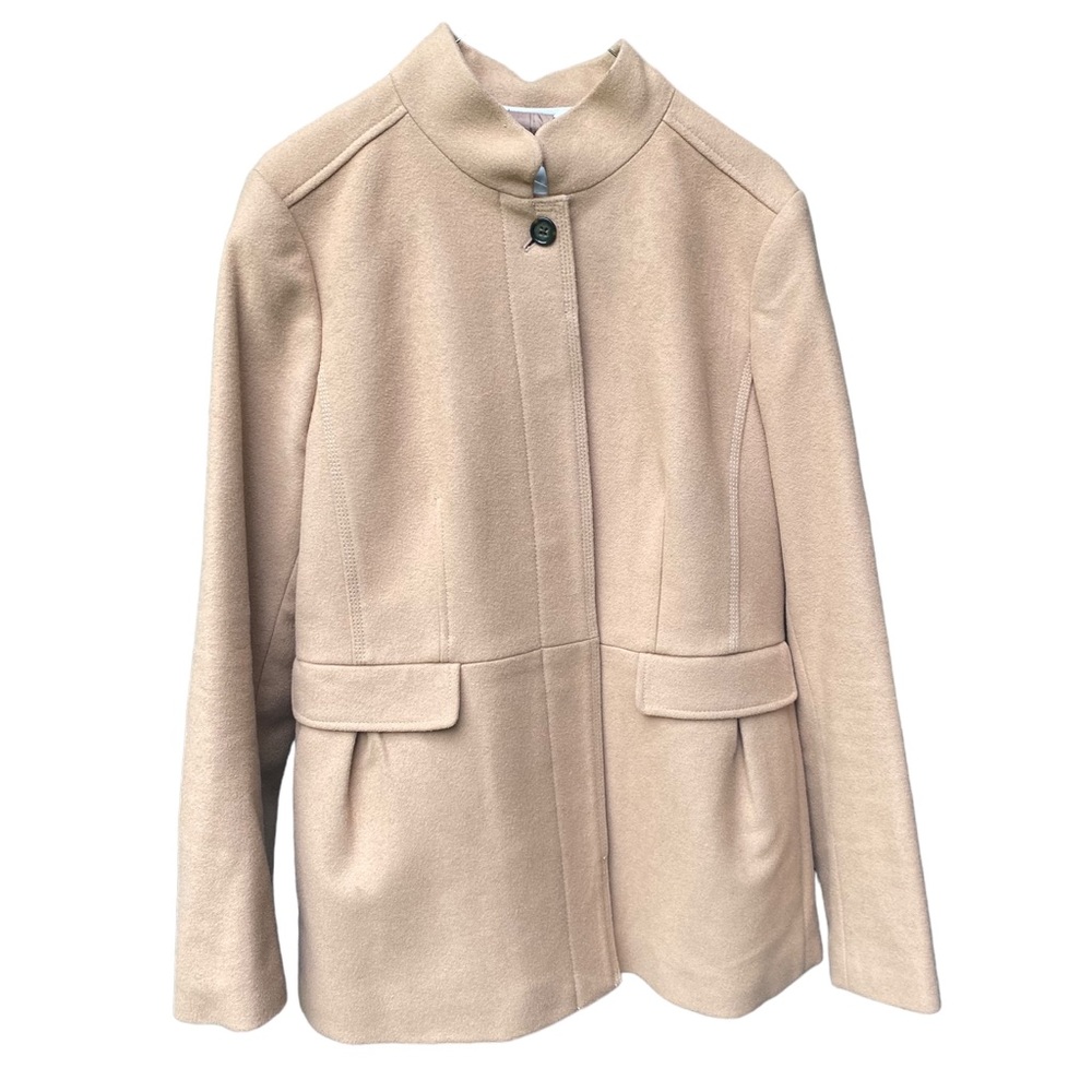 Banana Republic Jacket Woman’s Large with Hidden Buttons and Italian Fabric